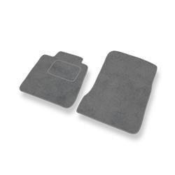 Tapis de sol velours pour Renault Vel Satis (2001-2009) - Premium tapis de voiture - gris - DGS Autodywan