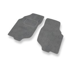Tapis de sol velours pour Rover 25 (2000-2005) - Premium tapis de voiture - gris - DGS Autodywan