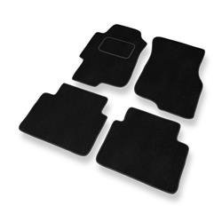 Tapis de sol velours pour Rover 45 (1999-2005) - Premium tapis de voiture - noir - DGS Autodywan