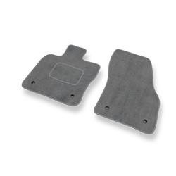 Tapis de sol velours pour Seat Ateca (2016-....) - Premium tapis de voiture - gris - DGS Autodywan