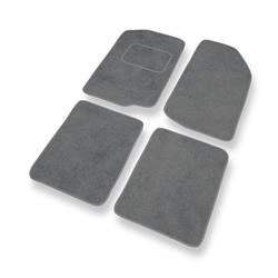 Tapis de sol velours pour Seat Toledo I (1991-1999) - Premium tapis de voiture - gris - DGS Autodywan