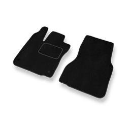 Tapis de sol velours pour Smart ForTwo III (2014-....) - Premium tapis de voiture - noir - DGS Autodywan