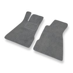 Tapis de sol velours pour Smart Roadster I (2002-2006) - Premium tapis de voiture - gris - DGS Autodywan