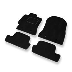 Tapis de sol velours pour Subaru BRZ (2012-2020) - Premium tapis de voiture - noir - DGS Autodywan