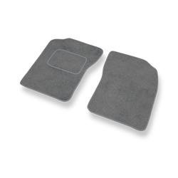 Tapis de sol velours pour Toyota Hilux VI (1997-2005) - Premium tapis de voiture - gris - DGS Autodywan