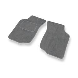 Tapis de sol velours pour Toyota Hilux VII (2005-2016) - Premium tapis de voiture - gris - DGS Autodywan
