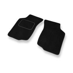 Tapis de sol velours pour Toyota Hilux VII (2005-2016) - Premium tapis de voiture - noir - DGS Autodywan