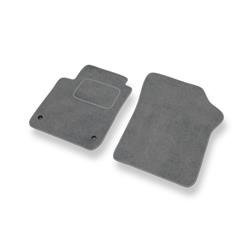 Tapis de sol velours pour Volkswagen up! I (2011-....) - Premium tapis de voiture - gris - DGS Autodywan