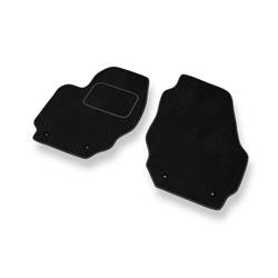 Tapis de sol velours pour Volvo S60 II (2010-....) - Premium tapis de voiture - noir - DGS Autodywan