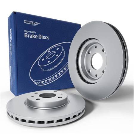 2x Les disques de frein pour Alfa Romeo MiTo Hayon (2008-2018) - ventilé - 257mm - Tomex - TX 70-56 (essieu avant)