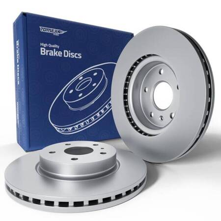 2x Les disques de frein pour Opel Ampera I Liftback (2011-....) - ventilé - 300mm - Tomex - TX 72-53 (essieu avant)