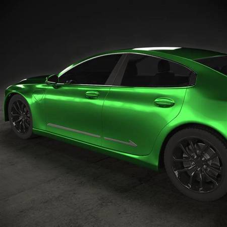 Baguettes de protection latérales en acier pour Ford Fiesta VII Hayon (5 portes) - (2017-....) - Croni - Y - argent (mat)