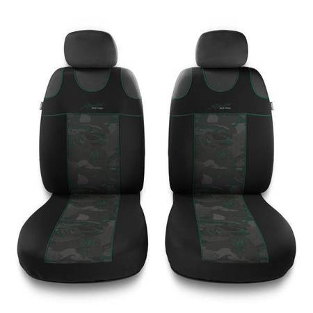 Housses de siège avant universelles pour Hyundai ix20 (2010-2019) - Auto-Dekor - Stylus 1+1 - vert