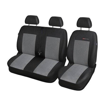 Housses de siège sur mesure pour Ford Transit Connect Van (2013-2020) 2+1 - housse siege voiture - couverture siege - Auto-Dekor - Elegance - P-2