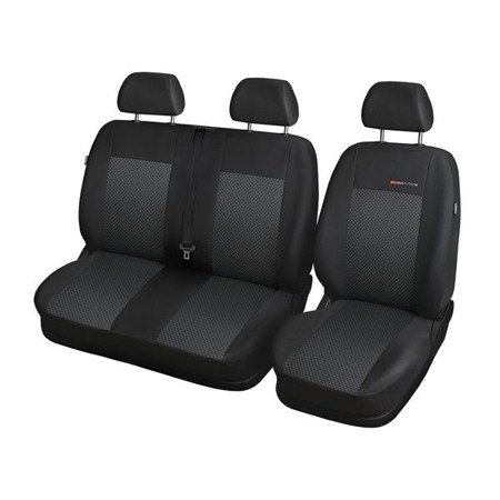 Housses de siège sur mesure pour Renault Trafic III Van (2014-....) 2+1 - housse siege voiture - couverture siege - Auto-Dekor - Elegance - P-3