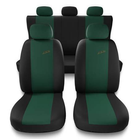 Housses de siège universelles pour Alfa Romeo 156 I, II (1997-2007) - housse siege voiture universelles - couverture siege - vert - Auto-Dekor - XR