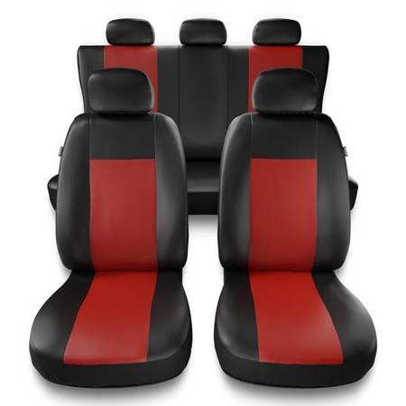 Housses de siège universelles pour Alfa Romeo GT II (2003-2010) - housse siege voiture universelles - couverture siege - rouge - Auto-Dekor - Comfort