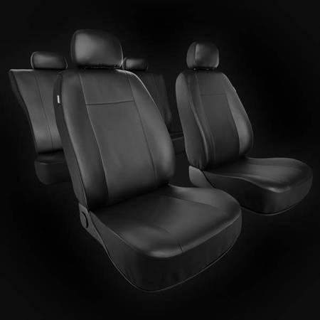 Housses de siège universelles pour Alfa Romeo Giulietta (2010-....) - Auto-Dekor - Comfort - noir