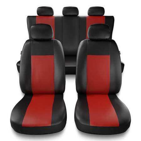 Housses de siège universelles pour Alfa Romeo MiTo (2008-2018) - housse siege voiture universelles - couverture siege - rouge - Auto-Dekor - Comfort