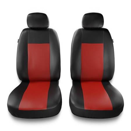 Housses de siège universelles pour Audi A4 B5, B6, B7, B8, B9 (1995-....) - housse siege voiture universelles - couverture siege conducteur - rouge - Auto-Dekor - Comfort 1+1