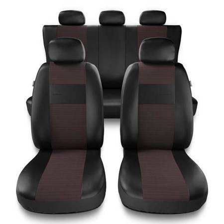 Housses de siège universelles pour Audi Q5 I, II (2008-2019) - housse siege voiture universelles - couverture siege - E5 - Auto-Dekor - Exclusive