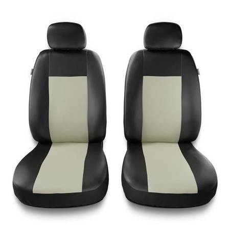 Housses de siège universelles pour BMW 2 F22, F45 (2013-2019) - housse siege voiture universelles - couverture siege conducteur - beige - Auto-Dekor - Comfort 1+1