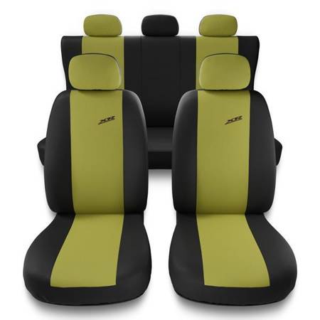 Housses de siège universelles pour Chevrolet Aveo (2002-2019) - housse siege voiture universelles - couverture siege - jaune - Auto-Dekor - XR