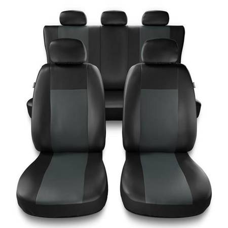 Housses de siège universelles pour Ford Fiesta MK5, MK6, MK7, MK8 (1999-2019) - housse siege voiture universelles - couverture siege - gris - Auto-Dekor - Comfort