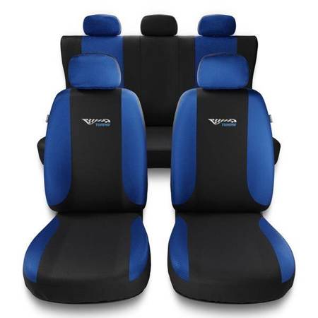 Housses de siège universelles pour Ford Kuga I, II (2008-2019) - housse siege voiture universelles - couverture siege - bleu - Auto-Dekor - Tuning