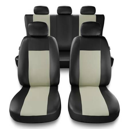 Housses de siège universelles pour Hyundai Ioniq (2016-2022) - housse siege voiture universelles - couverture siege - beige - Auto-Dekor - Comfort