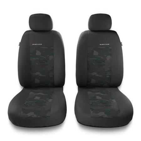 Housses de siège universelles pour Hyundai Tucson I, II, III (2004-2019) - housse siege voiture universelles - couverture siege conducteur - vert - Auto-Dekor - Elegance 1+1