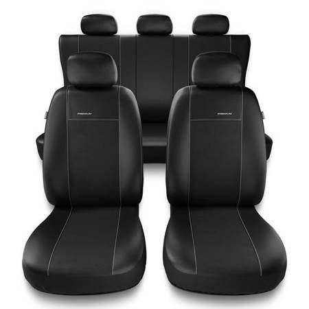 Housses de siège universelles pour Hyundai i40 (2011-2019) - housse siege voiture universelles - couverture siege - noir - Auto-Dekor - Premium - rozmiar A