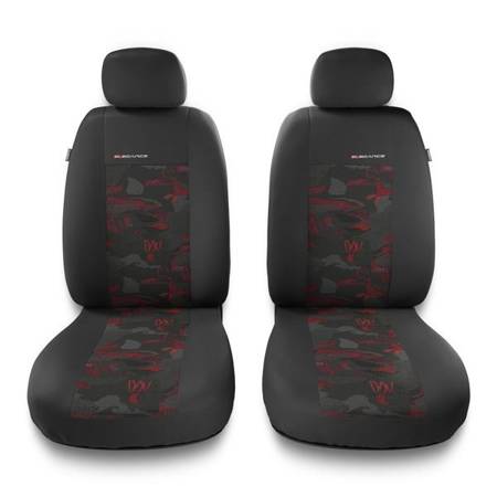 Housses de siège universelles pour Hyundai ix35 (2010-2015) - housse siege voiture universelles - couverture siege conducteur - rouge - Auto-Dekor - Elegance 1+1