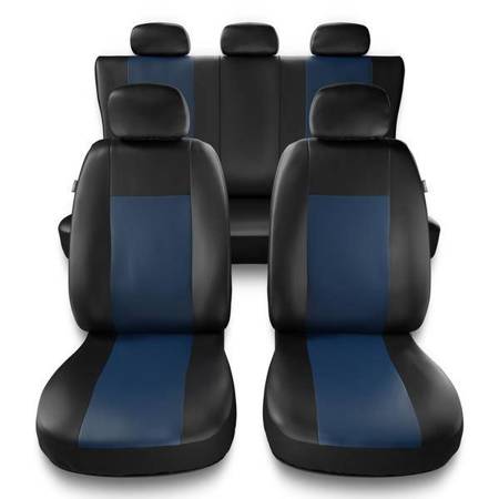 Housses de siège universelles pour Nissan Juke (2010-2019) - housse siege voiture universelles - couverture siege - bleu - Auto-Dekor - Comfort