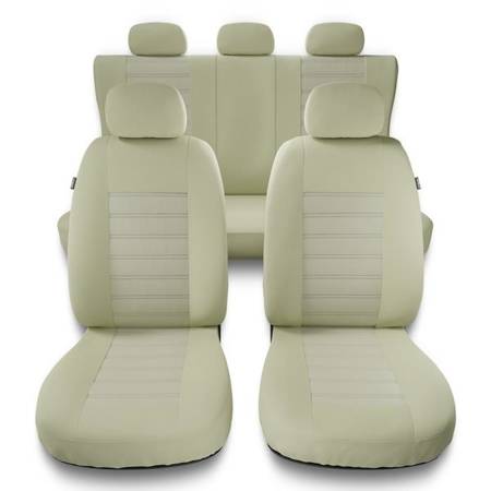 Housses de siège universelles pour Seat Altea (2004-2015) - housse siege voiture universelles - couverture siege - MG-3 (beige) - Auto-Dekor - Modern