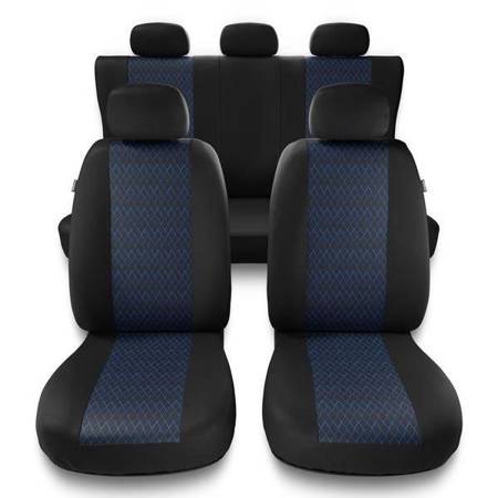 Housses de siège universelles pour Suzuki Ignis I, II, III (2000-2019) - housse siege voiture universelles - couverture siege - bleu - Auto-Dekor - Profi