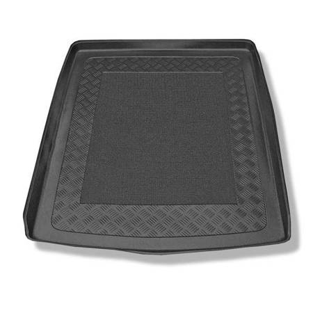 Tapis de coffre pour Audi A6 C6 Avant (03.2005-2011) - bac de coffre - protection de coffre voiture - Aristar - Standard - modèles avec système des rails de fixation dans le coffre; aussi pour la version Allroad Quattro