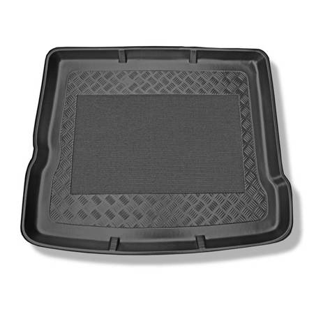 Tapis de coffre pour Audi Q3 SUV (08.2011-06.2018) - bac de coffre - protection de coffre voiture - Aristar - Standard - coffre supérieur ; avec roue de secours à usage temporaire; aussi pour la version Quattro