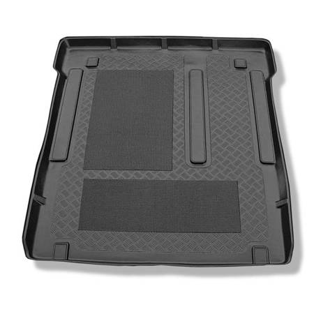 Tapis de coffre pour Citroen Jumpy Van (2007-2016) - bac de coffre - protection de coffre voiture - Aristar - Standard - L2 (possibilité de découper les ouvertures pour les sieges de 3e rangée)