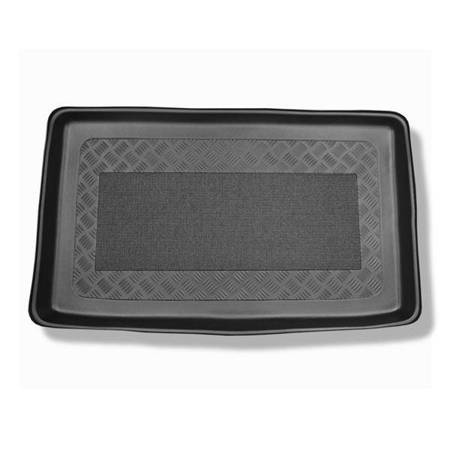 Tapis de coffre pour Ford B-MAX Monospace (09.2012-11.2017) - bac de coffre - protection de coffre voiture - Aristar - Standard - coffre inférieur (plancher double amovible en position basse ou retiré du coffre)