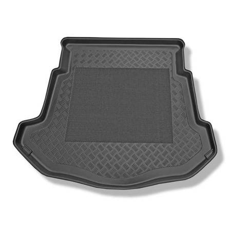 Tapis de coffre pour Ford Mondeo IV Hayon (09.2007-12.2014) - bac de coffre - protection de coffre voiture - Aristar - Standard - avec roue de secours à usage temporaire ou kit de réparation