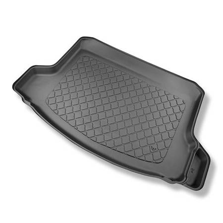 Tapis de coffre pour Honda Civic XI Hybrid e:HEV Hayon (10.2022-....) - bac de coffre - protection de coffre voiture - Aristar - Guardliner - avec / sans subwoofer; possibilité de couper l'oreille droite