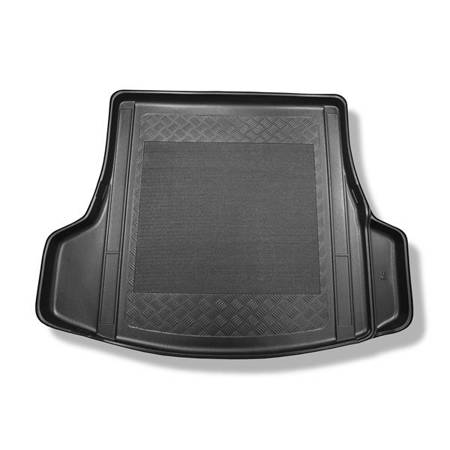 Tapis de coffre pour Kia Optima IV JF Break (09.2016-12.2020) - bac de coffre - protection de coffre voiture - Aristar - Standard - aussi pour les modèles avec des rails de fixation ; cavité droite amovible dans les modèles avec filet latéral