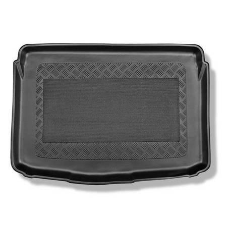 Tapis de coffre pour Kia Stonic SUV (10.2017-....) - bac de coffre - protection de coffre voiture - Aristar - Standard - coffre inférieur; sous / sans plancher amovible du coffre; non pour version hybride