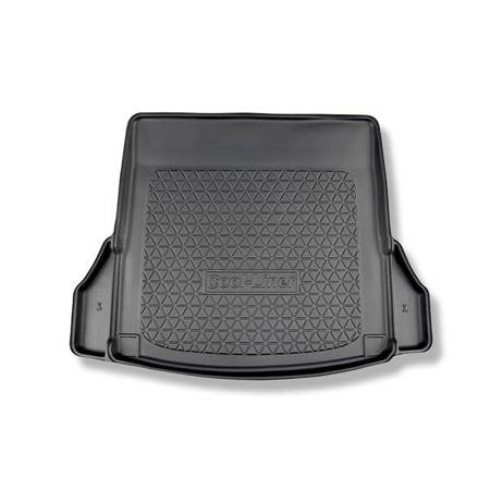 Tapis de coffre pour Mercedes-Benz CLA C118 Coupé (05.2019-....) - bac de coffre - protection de coffre voiture - Aristar - Cool Liner - cavités amovibles dans les modèles avec filets latéraux; non pour version Plug-in hybride