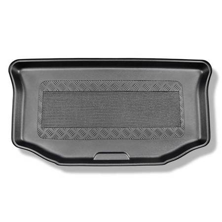 Tapis de coffre pour Mitsubishi Space Star FL Hayon (2017-11.2019) - bac de coffre - protection de coffre voiture - Aristar - Standard - uniquement sur le coffre supérieur; sur l'étagère