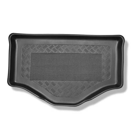 Tapis de coffre pour Mitsubishi Space Star Hayon (03.2013-11.2019) - bac de coffre - protection de coffre voiture - Aristar - Standard - coffre inférieur; sans une étagère de coffre