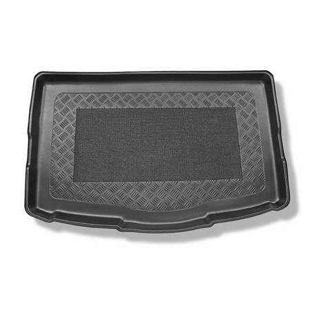 Tapis de coffre pour Nissan Qashqai II J11 Crossover (02.2014-05.2021) - bac de coffre - protection de coffre voiture - Aristar - Standard - coffre inférieur ; avec kit de réparation (Acenta & Tekna) & tous les modèles (Visia); avec roue de secours taille