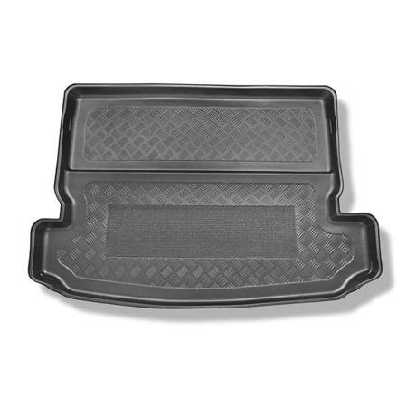 Tapis de coffre pour Nissan X-Trail III T32 SUV (08.2014-....) - bac de coffre - protection de coffre voiture - Aristar - Standard - 7 places; 3me rangée abaissée