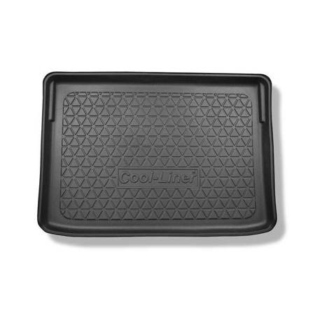 Tapis de coffre pour Opel Crossland X SUV (06.2017-2021) - bac de coffre - protection de coffre voiture - Aristar - Cool liner - coffre supérieur; modèles avec plancher amovible du coffre (Flex Floor)